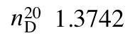 Format for Reporting Refractive Index