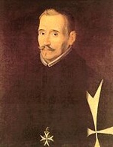 Lope de Vega con la Cruz de San Juan