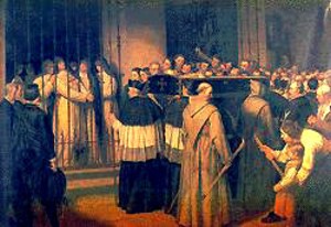 Entierro de Lope de Vega, 1635